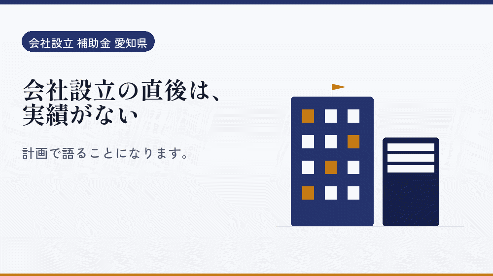 会社設立の直後は、実績がない|会社設立の補助金と支援