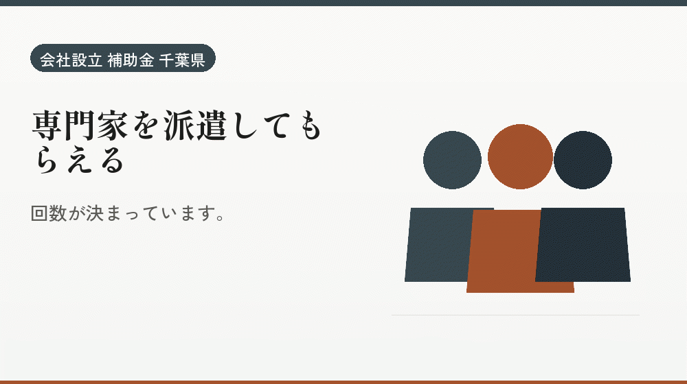 専門家を派遣してもらえる|会社設立の補助金と支援