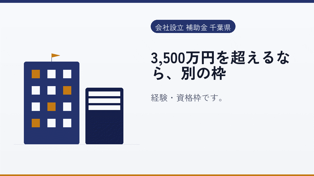 3,500万円を超えるなら、別の枠｜会社設立の補助金と支援