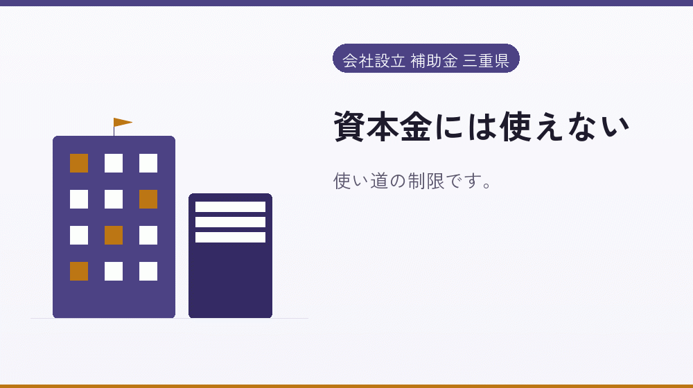 資本金には使えない｜会社設立の補助金と支援