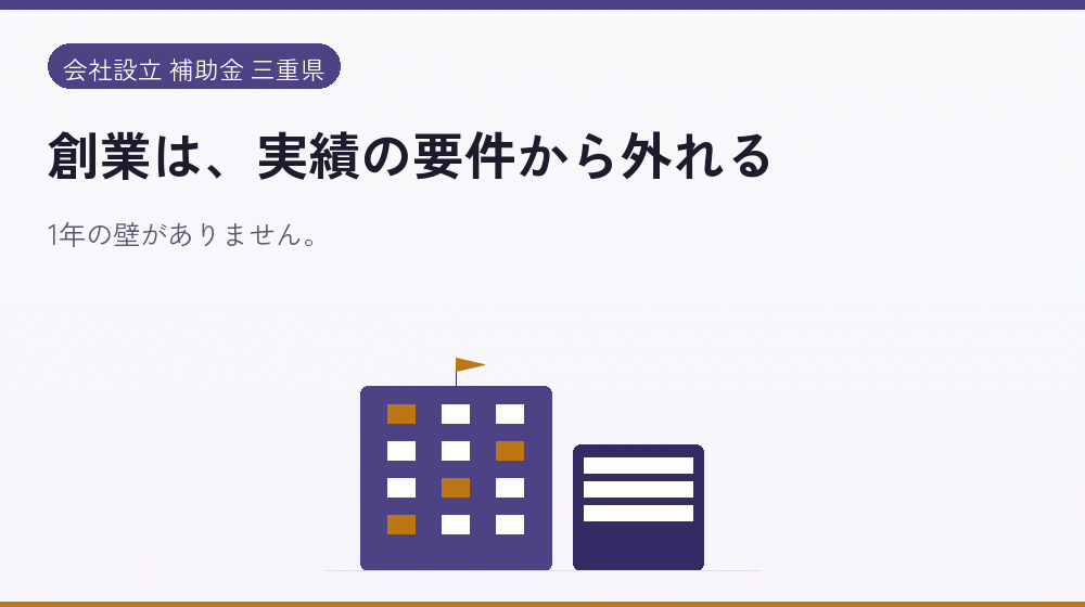 創業は、実績の要件から外れる｜会社設立の補助金と支援