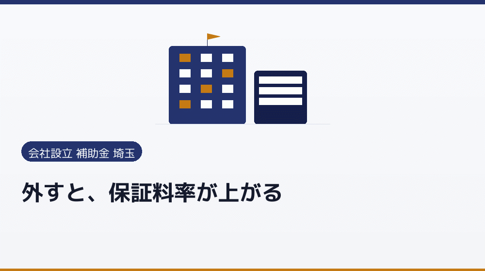 外すと、保証料率が上がる|会社設立の補助金と支援