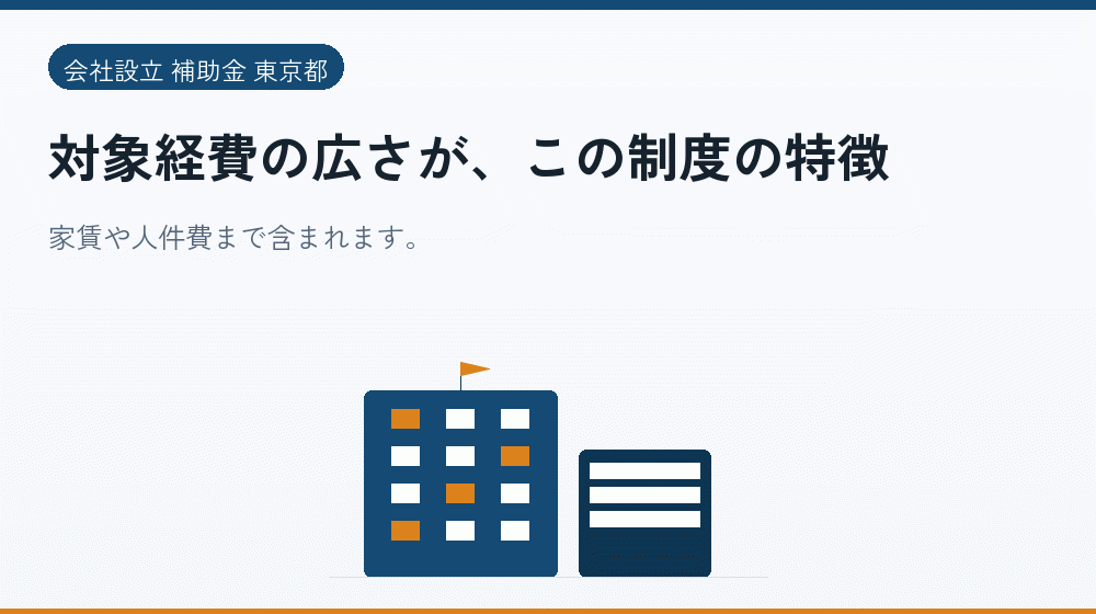 対象経費の広さが、この制度の特徴｜会社設立の補助金と支援