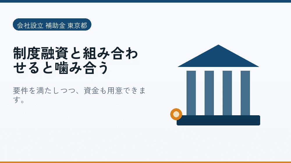 制度融資と組み合わせると噛み合う｜会社設立の補助金と支援