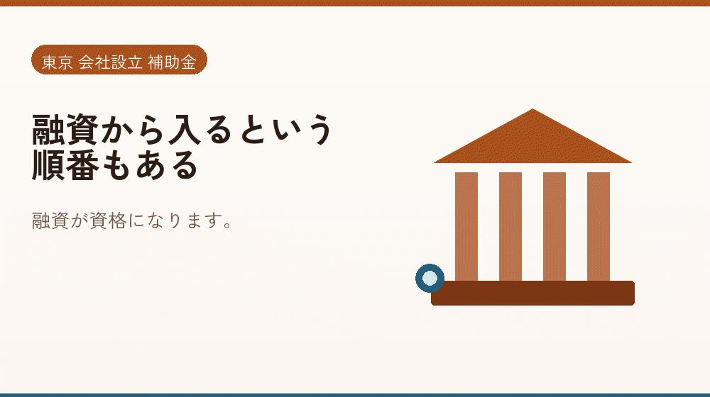融資から入るという順番もある｜会社設立の補助金と支援